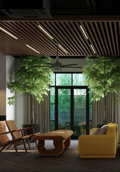  Thiết kế nội thất quán cafe với nội thất gỗ hiện đại